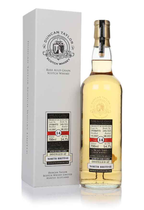 Duncan Taylor Rare Auld Grain North British 14 Year Old, Grain Whisky, 70cl