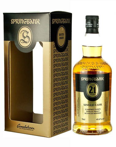 Springbank 21 year old, Single Malt Whisky, 70cl